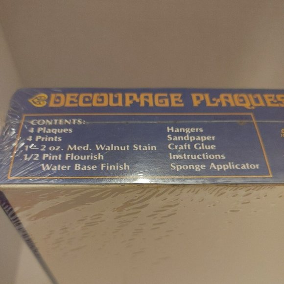 Decoupage Plaques Kit #12663 Owl Family by Cunningham Art Products Made in USA - Picture 5 of 7